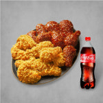 (모바일선물용)BBQ황금올리브치킨 콤보반반+콜라1.25L : 티켓카페