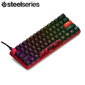스틸시리즈 Apex 9 Mini US FaZe Clan Edition 광축 유선 게이밍 키보드 : 스틸시리즈 공식몰