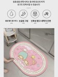 삼려갈매기 쿠로미 매트 캐릭터 화장실 주방 앞 매트 욕실 고무 매트 화장실 카펫 : 푸아포아