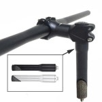 합금 자전거 스템 라이저 어댑터 1 인치ref22.2mm 160mm, 로드 산악 익스텐더, 레이즈 바 구성 요소 : 엔제니14