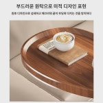 가벼운 베란다 작은 거실 소파 미니 티 테이블 모던 침실 침대 머리맡 심플 선반 이동 테이블 : 마인직구