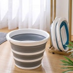 세차용물통 접이식 세차 버킷 야외 낚시 상자 플라스틱 용품 10L : 엔엠에스송도