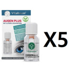 비타바움 Augen Plus 루테인 지아잔틴 10ml 10병 x 5 : Stork