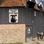 나의 양 농장에 오신 것을 환영 1 농장 주석 사인 농가 동물 빈티지 금속 펍 클럽 카페 바 : 플릭유통