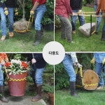 화분 운반 끈 고정 끈 화분 멜빵 나무 이동 위치 에너지 절약 도구 상하층 받침 끈 묶기 : 세사듀아