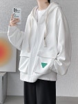 지퍼 후드티 신상 패션 일상룩 코디 무난한 : 케빈오딘