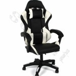 칠전몰 컴퓨터의자 블랙화이트 게임방 의자 게이밍 피시방 피씨방 : 칠전스토어