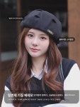 추동 소인 셔링 캡 베레모 여아 판 얼굴 드러나는 구름 모자 잉글리쉬 팔각  모자 : 아리시아
