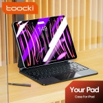 거치대 타자기 접이식 키보드 무선 테블릿 Toocki 백라이트 블루투스 매직 아이패드 프로 11 12.9 에어 5 4 10.9 인치 : EO 몰