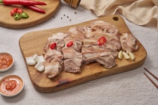 (도매) 국내산 귀없는 돼지머리고기슬라이스 2kg(완숙) 순대국밥 돼지국밥 전골용 탕거리 : 훈푸드