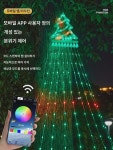열등 하늘별 정원 장식 led 작은 랜턴 크리스마스 오각별 가로수 폭포등 : 일등직구1