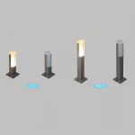 방수 IP65 7 와트 LED 잔디 램프  알루미늄 기둥 정원 경로 광장 풍경 조명 AC85-265V : 윌리제이