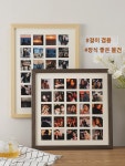 구궁격 액자 세탁 사진 맞춤 diy 핸드메이드 기념책 커플 칠석 선물 웨딩 사진 액자 걸이 벽 : 토피세라