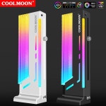 쿨문 RGB 그래픽 카드 거치대 28cm 길이와 두께의 멀티 컬러 변색 그래픽 카드 거치대 썬라이즈 PC 라이트보드 : 라르플레