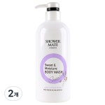 샤워메이트 스위트 모이스처 바디워시 꽃향 750ml 2개 : 플러스울트라 쇼핑몰