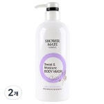 샤워메이트 스위트 모이스처 바디워시 꽃향 750ml 2개 : 플러스울트라 쇼핑몰