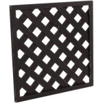 The Round Top Collection 라운드 탑 컬렉션 블랙 격자 디스플레이 보드 Wood Metal Peg Black Lattice Display Board : I G E N T