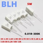 세라믹 수직 시멘트 저항 SQM, 5W, 3R, ohm, 개 : 엔제니14