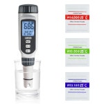 Dr.meter Digital Water pH Meter 백라이트 및 데이터 홀드가 있는 0.01 해상도 높은 정확도의 PH 테스팅 펜 수경재배용 014 측정 범위... 