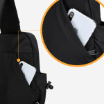 여행용 크로스 슬링백 소매치기방지 미니 가방 남여공용 : 휴남텍