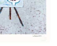 달밤의 화실_김환기작가 판화작품 기본액자포함 : ARIART