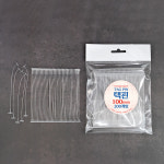 kimspp 택핀(15mm/25mm/35mm/50mm/75mm/100mm)  의류 라벨 상표 태그 택고리 태그핀 : 서연유통