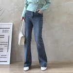 [M-XL/MD픽] 포토샵 부츠컷 롱 데님팬츠 : 식스앤식스 SIXNSIX