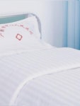 병원 용 화이트 블루 폴리에스터 암호화 두꺼운 3종 세트 침구 세트 위생실 응급실 구급차 : 신다원설