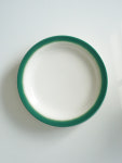 [vintage] 비급 버팔로 차이나 그린 림 디저트 접시 (b-grade buffalo china green rim dessert plate) : 더파데스트