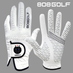 808 남자 여자 논슬립 골프장갑 왼손 라운딩 스크린골프 연습용 우천 레인그립 : 808GOLF