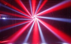 무대 조명 플래시 라이트 음악 레이저 클럽 회전 빔 디스코 파티 스트링 A.크로스팬텀빔라이트 : ND커머스