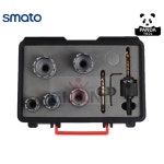 스마토 초경홀커터 세트 원터치 아바 22 25 28 32 36mm 8PCS CTH08 : 자이언트공구판다