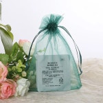 선물주머니 선물포장 오간자 드로스트링 포장 가방 선물 웨딩 파티 장식 쥬얼리 파우치 50% 10 개 50 7x9 9x12 10x15 : kongkongcom