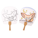 나무부채 동물 사막여우 캐릭터 만들기재료 그리기 색칠하기 : 노리토어