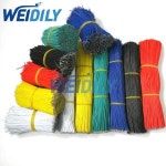 주석 도금 브레드보드 점퍼 케이블 와이어, 유연한 2 엔드 PVC 레드 블랙 컬러, 1007-24AWG, 26AWG, 5 cm, 6 8 10 15 50 개... 
