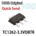 10PCS TC1262 3.3VDBTR TC1262 스크린 인쇄 1262 3.3 SOT 223 레귤레이터 칩 새로운 원점 : 프로베스트