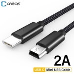 USB C타입-미니 어댑터 케이블, 카메라 MP3 맥북 프로 HDD 충전 데이터 전송 커넥터 : 스트로베리샵스토어