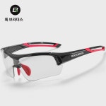 록 브라더스 편광 바이크 안경 변색 남녀 방풍  러닝 아웃도어 선글라스 자전거 액세서리 : 사르라기