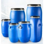 플라스틱 젓갈통 용기 발효용기 저장통 바케스 드럼통 120L 블루 : oholyday