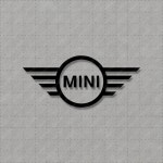 MINI 미니쿠퍼 데칼 튜닝 스티커 존쿠퍼사인 1번 검정 5cm x 2.2cm : 펜툴