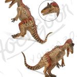 일안 크리올로포사우루스 공룡 모형 대형 6세 남아용 선물 아기 장난감 4살 어린이날 : 일안2404