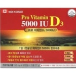[건강기능식품] 에스엔팜 프로 비타민 5000IU D3 180캡슐 : 하나홍익몰
