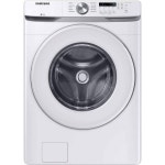 SAMSUNG WF45T6000AW 4.5 cu. ft. 진동 저감 기술이 적용된 프론트 로드 워셔 흰색 : 좋은머니크루원