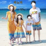 새콤달콤 해변 바캉스 가족 패밀리룩 J0011 (사진) : 쉽와이즈플러스