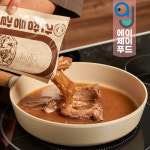 팔덕식당 냉동 간장 등갈비찜 밀키트 500g (안양맛집 간편식 간편요리 혼밥 캠핑음식) : 에이제이푸드