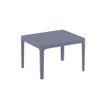 HENM4A 500x600 플라스틱 낮은 카페 야외 테이블 : 히트가구