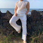 디 오션 제주 플리츠 바캉스세트 5color 남녀공용 : 후룩