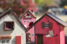 원목 미니하우스 장식소품 홈 미니어처 하우스 : 키큰나무공방