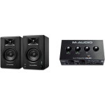 Bluetooth Studio 모니터, 녹음용 HD PC 스피커 및 멀티미디어 M-Track Duo – 녹음, 스트리밍 팟캐스트용 USB 오디오 인 : 트루센스몰
