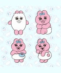 (정품) 빤쮸토끼 바디타입 아크릴톡 : 수현상회